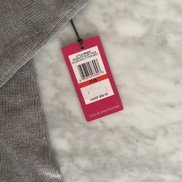 Vince Camuto - XSP Gray Sweater - New with Tags - Picture 2 of 10